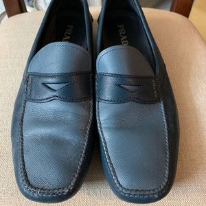 Authentic Prada Saffiano Penny Loafer Shoe